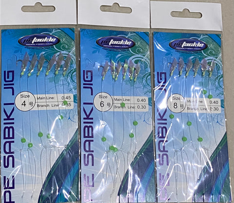 PE Sabiki Bait Catching Jigs 20 Pack