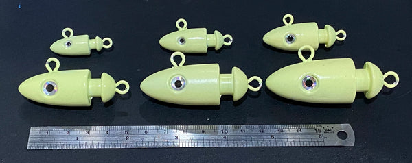 Snapper and Red Emperor Glow Jigs